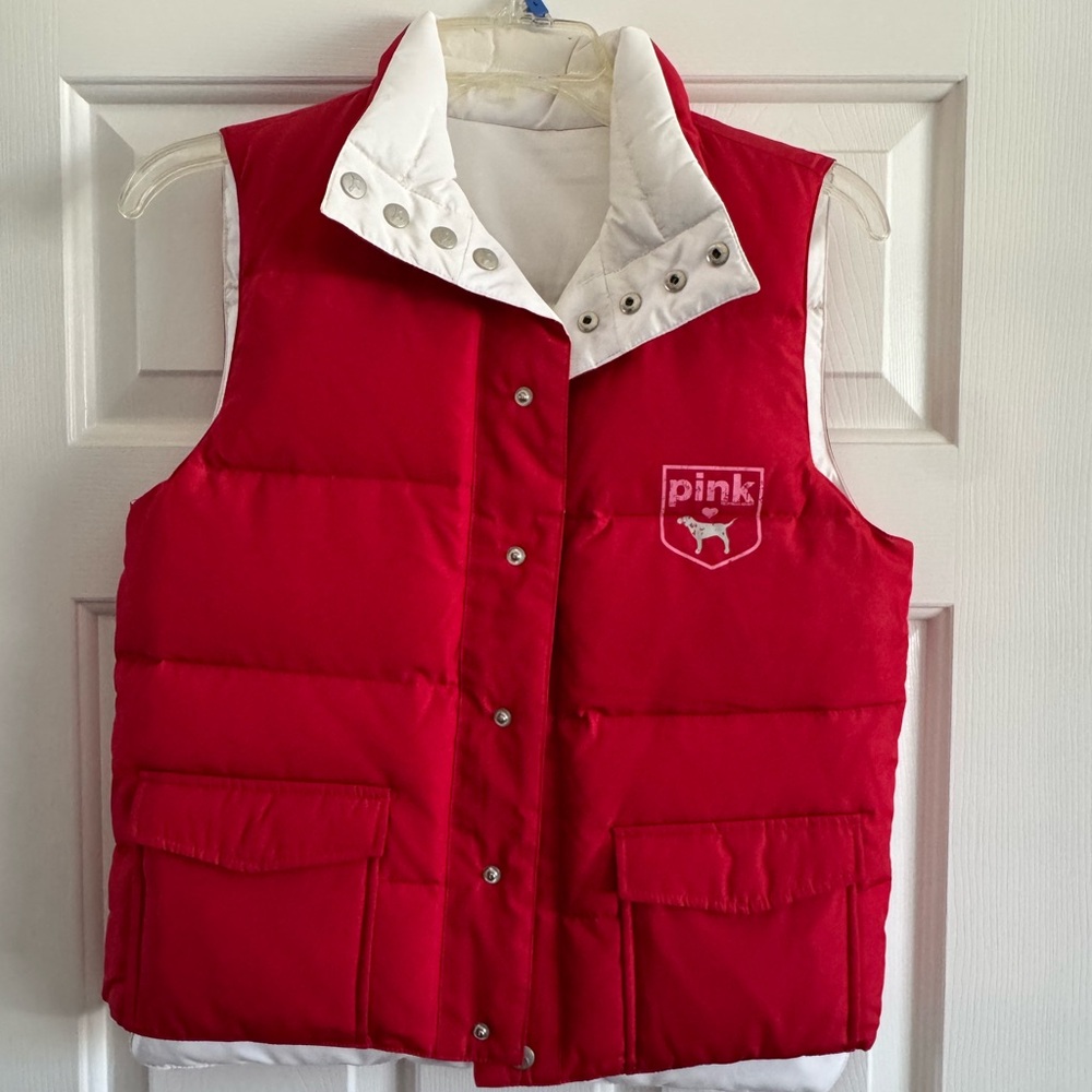 PINK Victoria's Secret Kids Bright Red Vest